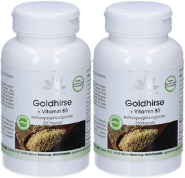 Warnke Goldhirse mit Vitamin B5 Kapseln glutenfrei und laktosefrei – Bild 1 von 1
