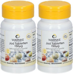 WARNKE Jod Tabletten mit 150 µg Kaliumjodid – Bild 1 von 1