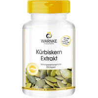 Produktbild von Warnke Kürbiskern Extrakt 10:1 Kapseln mit Vitamin E und Selen 500 mg 250 Kapseln