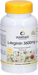 WARNKE L-Arginin 3600 mg Kapseln 120 Stück – Bild 1 von 1