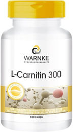 Warnke L-Carnitin 300 Kapseln vegan ohne Zusatzstoffe 100 Stück – Bild 1 von 1