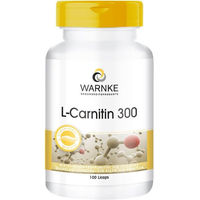 Produktbild von Warnke L-Carnitin 300 Kapseln vegan ohne Zusatzstoffe 100 Stück