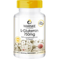 Produktbild von Warnke L-Glutamin 750 mg Kapseln 120 Stück vegan ohne Zusatzstoffe
