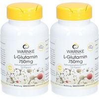 Produktbild von WARNKE L-Glutamin 750 mg Kapseln vegan glutenfrei laktosefrei