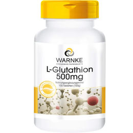 Warnke L-Glutathion 500 mg Tabletten 100 Stück vegan ohne Zusatzstoffe – Bild 1 von 1