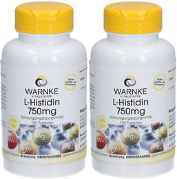 Warnke L-Histidin 750 mg Tabletten 150 Stück – Bild 1 von 1