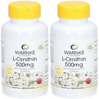 Produktbild von WARNKE L-Ornithin 500 mg Kapseln glutenfrei und laktosefrei
