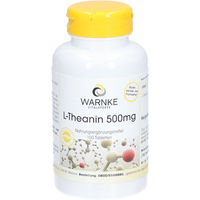 Produktbild von WARNKE L-Theanin 500 mg Tabletten ohne Zusatzstoffe