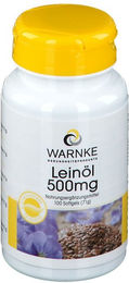 WARNKE Leinöl Kapseln 500 mg 100 Stück – Bild 1 von 1