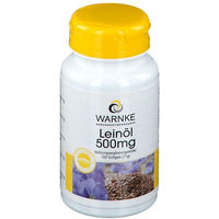 Produktbild von WARNKE Leinöl Kapseln 500 mg 100 Stück