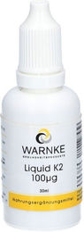 WARNKE Liquid K2 MK-7 100 µg Tropfen Vegan 30 ml – Bild 1 von 1