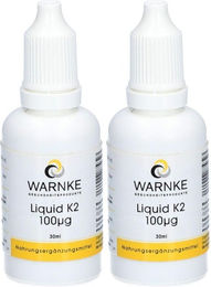 WARNKE Liquid K2 MK-7 Tropfen 100 µg vegan ohne Zusatzstoffe 60 ml – Bild 1 von 1