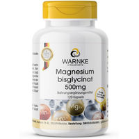 Produktbild von Warnke Magnesiumbisglycinat Kapseln vegan ohne Zusatzstoffe 120 Stück