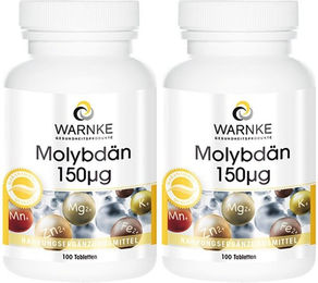 WARNKE Molybdän Tabletten 150 µg 100 Stück für Erwachsene – Bild 1 von 1