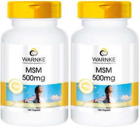 WARNKE MSM 500 mg Kapseln vegetarisch 360 Stück – Bild 1 von 1
