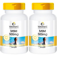 Produktbild von WARNKE MSM 500 mg Kapseln vegetarisch 360 Stück