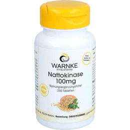 Warnke Nattokinase 100 mg Tabletten 250 Stück vegan ohne Zusatzstoffe – Bild 1 von 1