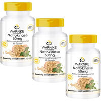 Produktbild von Warnke Nattokinase 50 mg Kapseln vegetarisch laktosefrei und glutenfrei