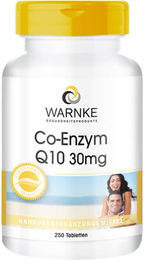 Warnke Q10 Ubiquinon 30 mg Tabletten 250 Stück – Bild 1 von 1