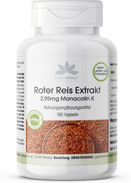 Warnke Roter Reis Extrakt 600 mg Kapseln vegan ohne Zusatzstoffe 180 Stück – Bild 1 von 1