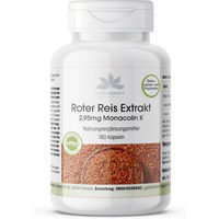 Produktbild von Warnke Roter Reis Extrakt 600 mg Kapseln vegan ohne Zusatzstoffe 180 Stück
