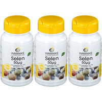 Produktbild von WARNKE Selen Tabletten mit Selenhefe 50 µg 250 Stück