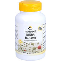 Produktbild von Warnke Taurin 3600 mg Kapseln 120 Stück vegan ohne Zusatzstoffe