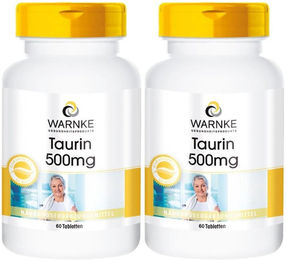 WARNKE Taurin 500 mg Tabletten vegan ohne Zusatzstoffe 120 Stück – Bild 1 von 1