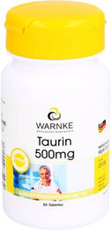 WARNKE Taurin 500 mg Tabletten vegan ohne Zusatzstoffe 60 Stück – Bild 1 von 1
