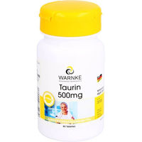Produktbild von WARNKE Taurin 500 mg Tabletten vegan ohne Zusatzstoffe 60 Stück