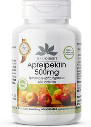 Warnke Vitalstoffe Apfelpektin 500 mg Tabletten vegan ohne Zusatzstoffe 180 Stück – Bild 1 von 1