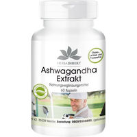 Produktbild von Warnke Vitalstoffe Ashwagandha-Extrakt 500 mg Kapseln vegan ohne Zusatzstoffe