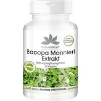 Produktbild von Warnke Vitalstoffe Bacopa Monnieri Extrakt Kapseln vegan ohne Zusatzstoffe 60 Stück