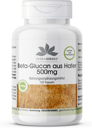 Warnke Vitalstoffe Beta-Glucan aus Hafer 500 mg Kapseln vegan ohne Zusatzstoffe 120 Stück – Bild 1 von 1