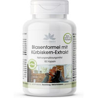 Produktbild von Warnke Vitalstoffe Blasenformel mit Kürbiskern-Extrakt und Kräuter-Komplex vegan 180 Kapseln