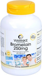 Warnke Vitalstoffe Bromelain 250 mg magensaftresistente Kapseln vegan ohne Zusatzstoffe – Bild 1 von 1