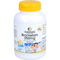 Produktbild von Warnke Vitalstoffe Bromelain 250 mg magensaftresistente Kapseln vegan ohne Zusatzstoffe