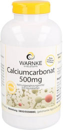 Warnke Vitalstoffe Calciumcarbonat Lutschtabletten für Erwachsene 500 Stück – Bild 1 von 1