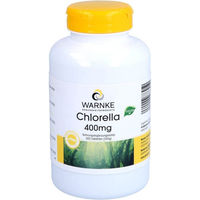 Produktbild von Warnke Vitalstoffe Chlorella 400 mg Tabletten vegan ohne Zusatzstoffe 500 Stück