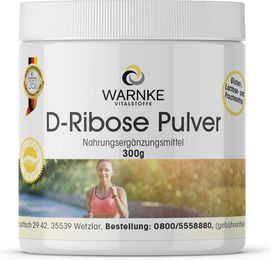 Warnke Vitalstoffe D-Ribose Pulver vegan ohne Zusatzstoffe – Bild 1 von 1