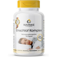 Produktbild von Warnke Vitalstoffe Einschlaf Komplex Kapseln vegan glutenfrei laktosefrei 100 Stück