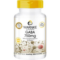 Produktbild von Warnke Vitalstoffe GABA 750 mg Kapseln 60 Stück