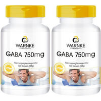 Produktbild von Warnke Vitalstoffe GABA 750mg Gamma-Aminobuttersäure Kapseln