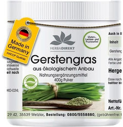 Warnke Vitalstoffe Gerstengras Pulver Bio Vegan ohne Zusatzstoffe – Bild 1 von 1
