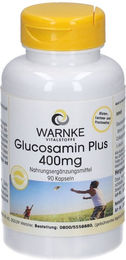 Warnke Vitalstoffe Glucosamin Plus mit Collagen 400 mg 250 mg Kapseln 90 Stück glutenfrei laktosefrei hefefrei – Bild 1 von 1