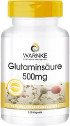 Warnke Vitalstoffe Glutaminsäure 500 mg Kapseln – Bild 1 von 1