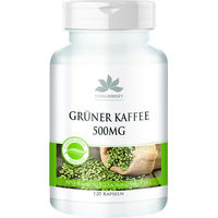 Produktbild von Warnke Vitalstoffe Grüner Kaffee 500mg Kapseln vegan ohne Zusatzstoffe