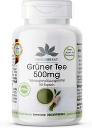 Warnke Vitalstoffe Grüner Tee Extrakt 500 mg Kapseln ohne Zusatzstoffe – Bild 1 von 1