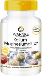 Warnke Vitalstoffe Kalium-Magnesiumcitrat Kapseln vegan ohne Zusatzstoffe – Bild 1 von 1