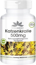 Warnke Vitalstoffe Katzenkralle Kräuter-Komplex Kapseln vegan ohne Zusatzstoffe 120 Stück – Bild 1 von 1